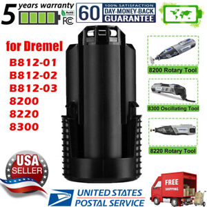 3500mAh Battery for Dremel B812-02 8200 8220 8300 B812-01 12 Volt Rotary Tools