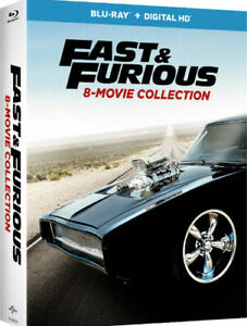 Fast & Furious 8-Movie Collection [Blu-ray] NEW FREE SHIPPING.