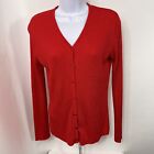 Vintage Sag Harbor Cardigan Sweater Women's Small Button Down Long Sleeve V Neck