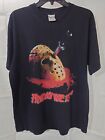Vintage 1997 Friday The 13th Made In Hell T-shirt Large Blue Grape