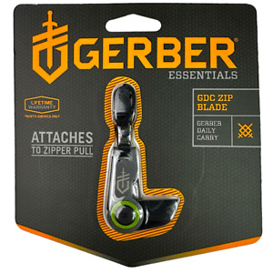 GERBER GDC Zip Blade Knife - Attaches to Zipper Pull Tab with Locking Blade