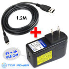FT Aiptek Asus Acer Kindle HTC gps mp3 cell phone AC Adapter Data Cable Charger