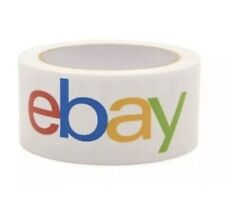 6 ROLLS OFFICIAL EBAY BRANDED TAPE PACKING SHIPPING SUPPLIES 75' x 2