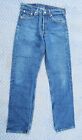 Vintage Levis 501 Made In USA Jeans Button Fly 29Wx32L Actual 28Wx32L