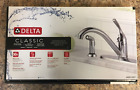 Delta 400-DST Classic Single-Handle Kitchen Faucet with Sprayer  In Chrome