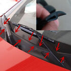 Car Rubber Seal Under Front Windshield Panel Sealed Trim Moulding Strips Black  (For: Volvo C30)