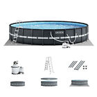 Intex Ultra XTR Frame Round Above Ground Swimming Pool Set with Pump