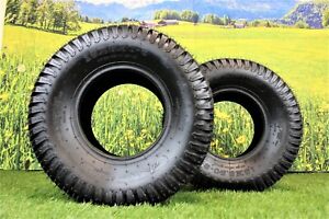 Set of Two 18x8.50-8 4 Ply Turf Tires for Lawn & Garden Mowers 18x8.5-8