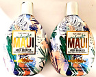 2 Pack - Tan Asz U Midnight Maui Double Shot 400X Bronzer Tanning Lotion 13.5oz