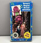 Barney & Friends Magical Musical Adventure VHS Home Video Tape BUY 2 GET 1 FREE!