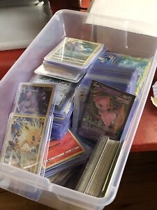 Pokemon Card Lot Of 500+ Cards | Ultra Rares V GX EX + 1 Graded Card