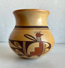 Vintage Hopi Pueblo Garnet Pavatea Pottery Jar  5 x 5 Inches