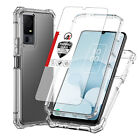For Lively Jitterbug Smart4 Case Shockproof Impact Rugged Cover+Tempered Glass