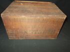 Antique SMITH, PERKINS & CO. Corn Starch of, Rochester, NY Wooden Crate