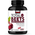 Force Factor Total Beets Superfood Wellness Formula Beet Root Supplement, 90 ct