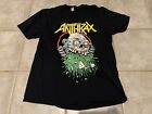 Anthrax 2021 Band Shirt Extra Large Black Tour Concert Zombie Rock Metal XL