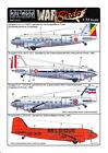 Kits World Decals 1/72 DOUGLAS C-47 DC-3 Military & Civilian Versions