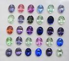 9x7 MM Natural Sapphire Multi Color Oval Shape Certified 15 Pcs Gemstone Lot