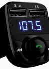 ✨FM Transmitter Bluetooth Wireless Radio Car Music Player Kit, SD Card Player