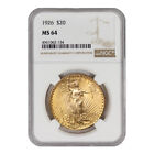 1926 $20 Saint Gaudens NGC MS64 Gold Double Eagle Choice Twenty Dollar Coin
