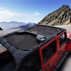 Sunshade Mesh Top Cover Provides UV Sun Protection for Jeep Wrangler JK JKU 07+ (For: 2016 Jeep Wrangler Unlimited Sport 3.6L)