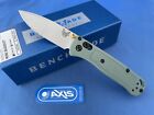 Benchmade 533SL-07 Mini Bugout Axis Knife Sage Green Grivory Crushed Silver S30V