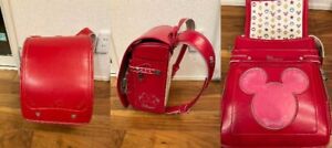 Randoseru Japanese School Bag  Kid's Backpack Minnie Disney RED #3