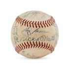 1959 NY Yankees Team Signed Auto Baseball w/ Berra Ford Mantle (CH) Beckett COA