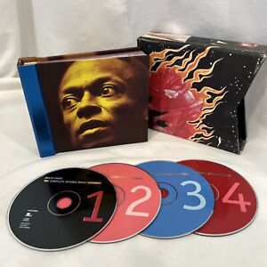 MILES DAVIS Complete Bitches Brew Sessions 4 CD Box Set Metal Spine CDs are VG