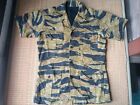 Post Vietnam War Tiger Stripe Camouflage Party Shirt Custom by local tailor