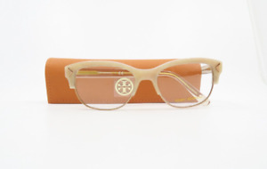 Tory Burch TY2083 1708 53mm Ivory Marble with Gold New Women's Eyeglasses.
