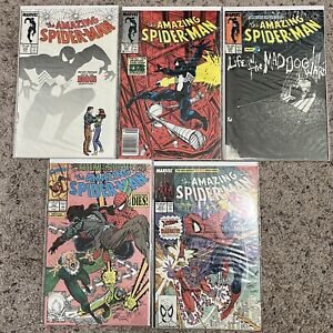 Amazing Spider-Man 5 Comic Lot - #290, 291, 295, 327, 336