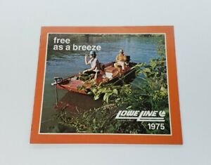 1975 Lowe Line Vintage  Brochure - Lebanon Missouri - Canoe - Fishing Boat