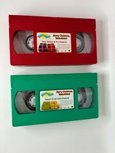Teletubbies Merry Christmas Teletubbies VHS Clamshell 2 Tapes 1999 Holiday