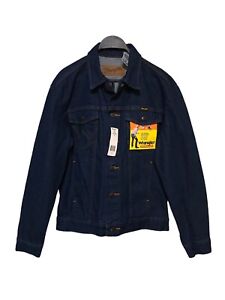 Wrangler Original Cowboy Cut Trucker Jacket Denim Blue Men's NWT Size S