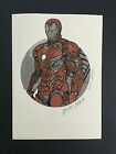 Tyler Stout Iron Man handbill Avengers Marvel Art Hero Complex Gallery Ironman