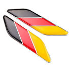 2Pcs Germany Flag Sticker Emblem For BMW VW Audi Benz Car Side Fender Edge Badge