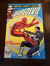 DAREDEVIL #183, Marvel Comics, 1982, PUNISHER APPEARANCE!