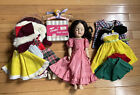 Vintage Ideal P-91 15'' Inch Toni Doll w/ Play Wave & Lot of Handmade Clothing