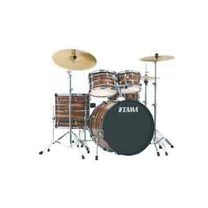 Tama Imperialstar 5pc Complete Drum Set w/22BD Coffee Teak Wrap