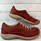 Keen Presidio Sneakers Womens 9.5M Red Leather Athletic Shoes Walking Casual