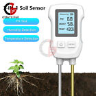 3 in 1 Soil PH Tester LCD Screen Soil Temperature Humidity Meter Garden Planting