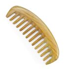 Onedor Handmade 100% Natural Green Sandalwood Wooden Oval Comb (Wide Tooth)