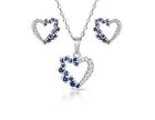 Montana Silversmiths Jewelry Set Womens Harmony Heart 18.5