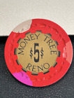 $5 MONEY TREE CASINO CHIP POKER CHIP GAMBLING TOKEN RENO NEVADA
