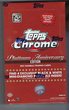 2021 Topps Chrome Platinum Anniversary Baseball Lite Hobby Box Factory Sealed