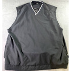 NIKE GOLF Men's Black V-Neck Pullover Windbreaker Vest Size XXL