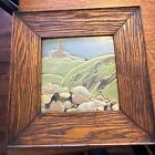 ROOKWOOD Pottery & Faience Cecil A Duell #1157 D Org Oak Frame