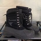 Totes leather black winter snow boots men’s size 12
