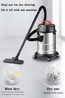 5 Gallon Steel Stainless Wet/Dry Canister Vac Shop Vacuum Cleaner 1800W L3